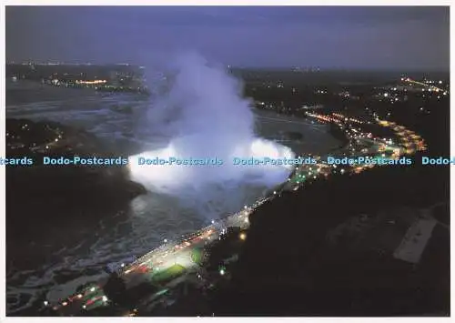 D283166 Niagarafälle Die Canadian Horseshoe Falls und die American Falls sind Se