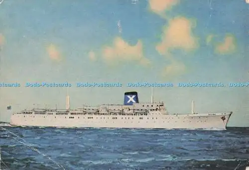 D280762 T S S Regina Chandris Cruises 1966