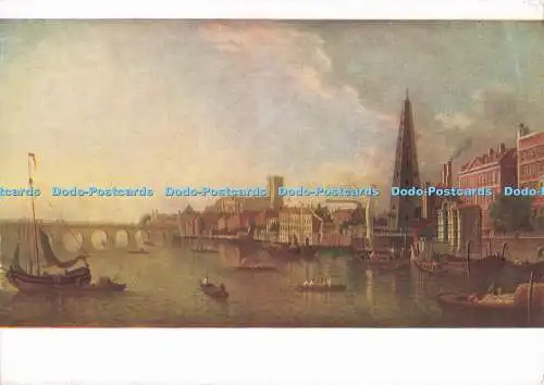 D287668 Tate Gallery Westminster von der Thames Balding und Mansell London Samu