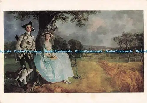 D287679 National Gallery Mr and Mrs Robert Andrews Karte Nr. 1230 Thomas Gainsboro
