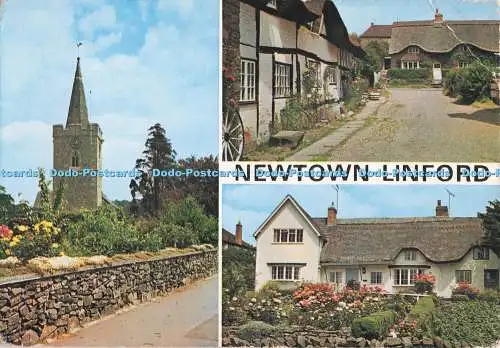 D280778 Newton Linford Reetdach Cottages Ringelblume Cottage Pfarrkirche A W Bour