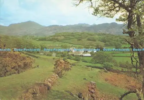 D287681 Cumbria Harter Fell and Boot Village in Eskdale J Arthur Dixon