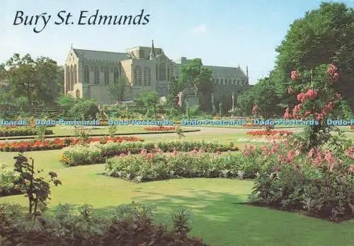 D287685 Bury St Edmunds St Edmundsbury Cathedral from the Rose Garden J Salmon L