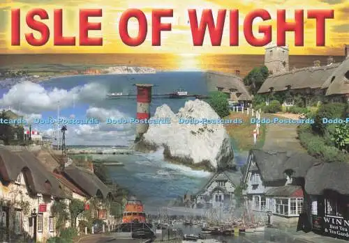 D280785 Isle of Wight Sunset Montage W J Nigh and Sons Ltd