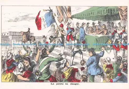 D287731 La Patrie en Danger Les Grandes Journees de la Revolution Francaise Imag