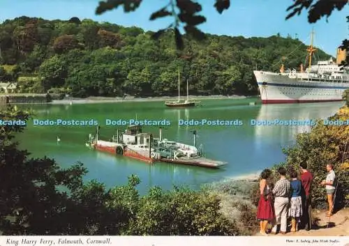 D280864 Cornwall Falmouth King Harry Ferry John Hinde Ltd E Ludwig 1970