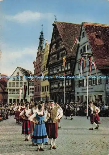D278672 Dinkelsbühl Stadt Kinderzeche Schafertanz Schoning Gebrüder Schmidt