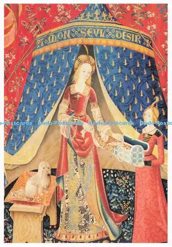 D283266 A Mon Seul Desir detail La Dame a la Licorne Musees des Thermes et de l