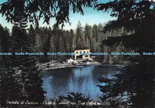 D285554 Padola di Cadore Lago S Anna con Bar Selva m 1300 E Danieli
