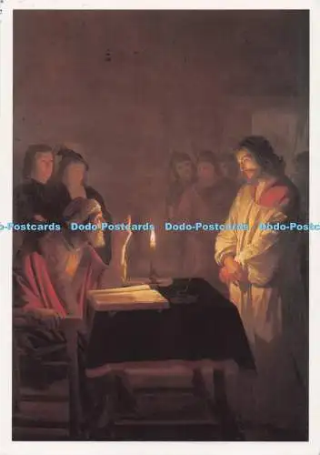 D278693 Die Nationalgalerie Christus vor dem Hohepriester Gerrit Van Honthorst