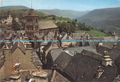 D285557 Salers Cantal Cite Medievale Jojay de la Haute Auvergne Vue Generale La