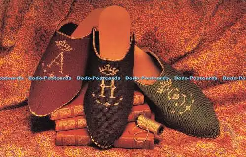 D287786 The Elizabethan Slipper Just Postcards London Fancy Footwork Ltd