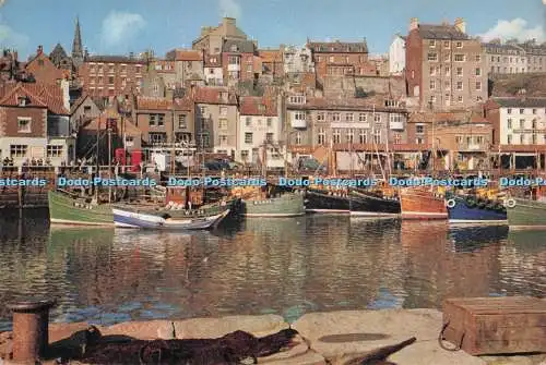 D283297 Yorkshire Whitby Der Hafen aus der Altstadt J Arthur Dixon Ltd 1964