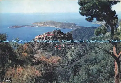 D285581 La Cote d Azur Côte d'Azur Eze and the Cap Ferrat Mar Iris Mexichrome