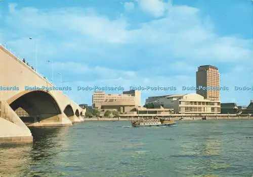 D285625 Das Royal Festival Hall and Shell Centre gebaut für die 1951 Festival of