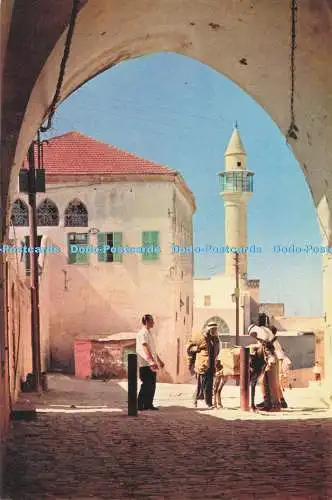D283349 Nazareth Teilansicht mit Moschee Isranof Tel Aviv