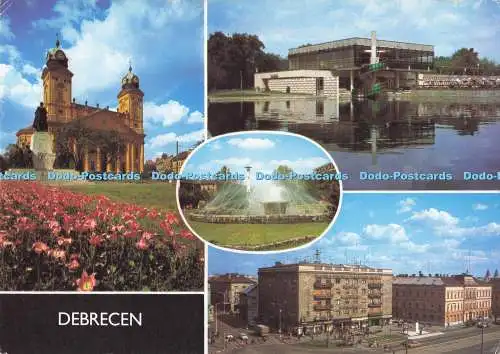 D287846 Debrecen Kepzomuveszeti Alap Kiadovallalata Budapest Multi View 1981