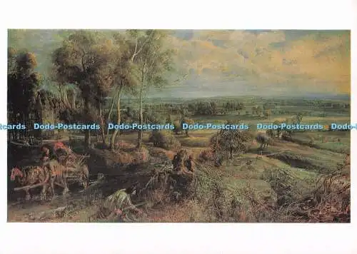 D283350 Nationalgalerie Eine Herbstlandschaft mit Blick auf Het Steen Karte Nr 13