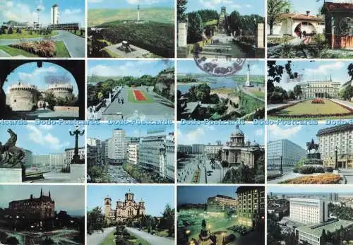 D285694 Beograd Ansichten der Stadt Turisticka Stampa Multi View 1970