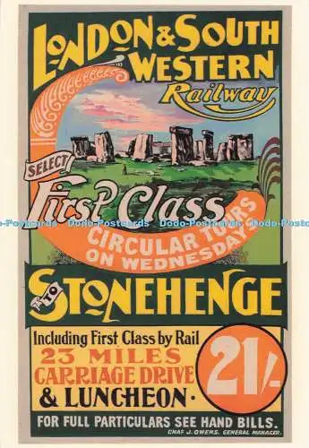 D281022 London and South Western Railway Mayfair Cards of London Best of British