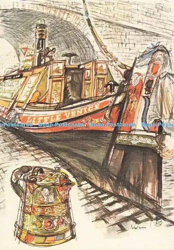 D283428 Waterways London Transport Poster von 1965 Foto Precision Limited