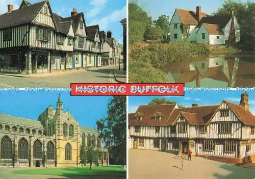 D285746 Historic Suffolk Ipswich Flatford Bury St Edmunds Lavenham J Salmon Ltd