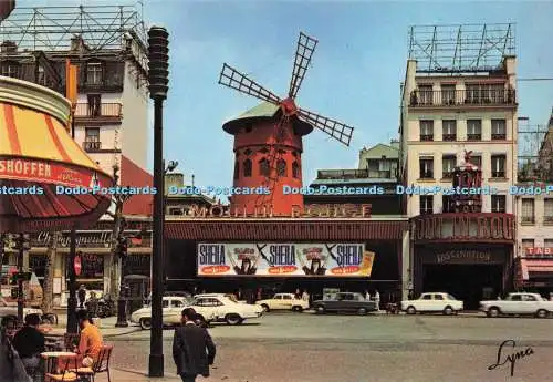 D283468 Paris Montmartre The Moulin Rouge Lyna