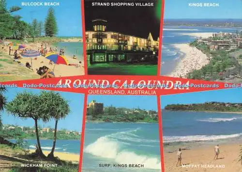 D287966 Australien Queensland rund um Caloundra Bulcock Beach Strand Shopping Vill