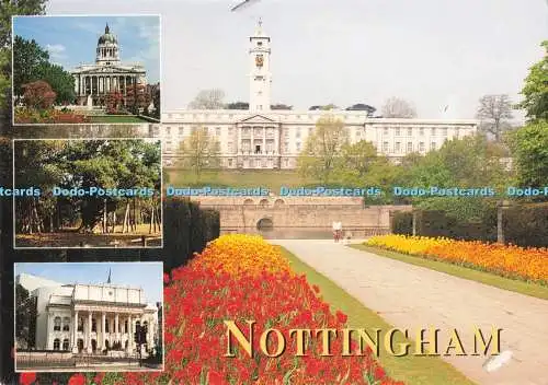 D287967 Nottingham Council House Theatre Royal The Major Oak The University John