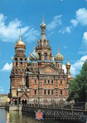 D287969 St. Petersburg Die Kirche der Auferstehung Christi des Erlösers auf dem