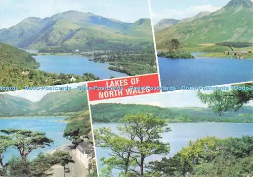 D281083 Seen von Nordwales Snowdon und Llyn Padarn Tallylyn Lake Bala Ll