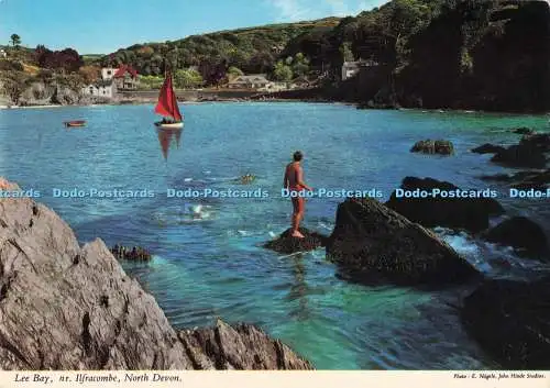 D287972 North Devon Lee Bay Nr Ilfracombe John Hinde Ltd E Nagele 1977