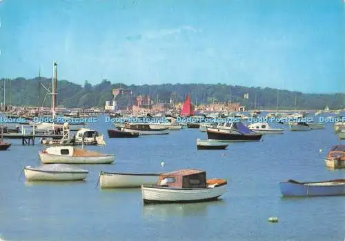 D285776 Hafen von Dorset Poole und Brownsea Island von Sandbanks J Arthur Dixon L