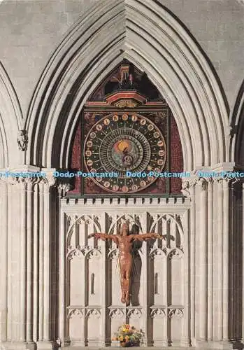 D281109 Wells Cathedral The 14th Century Astronomical Clock The Cristus Below w