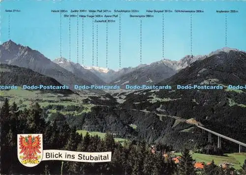 D287998 Blick ins Stubaital Viktor Heiliger und Sohn Innsbruck