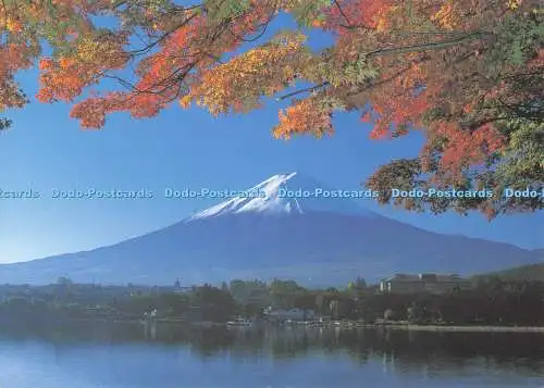 D285782 Schöne Szenen des Berges Fuji Herbstliche Szenen des Berges Fuji und des Sees Kawaguch