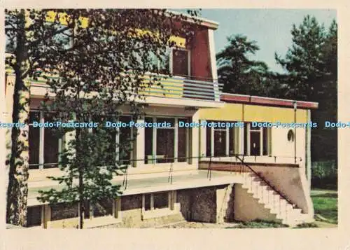 D283584 Lettische SSR Rigaer Strand Tennisklub des Sportvereins Daugava in Lielu