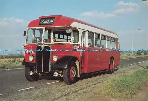 D281207 BTT 13 1953 AEC Regal III mit Roe B39F Karosserie ex Doncaster C T 22 und
