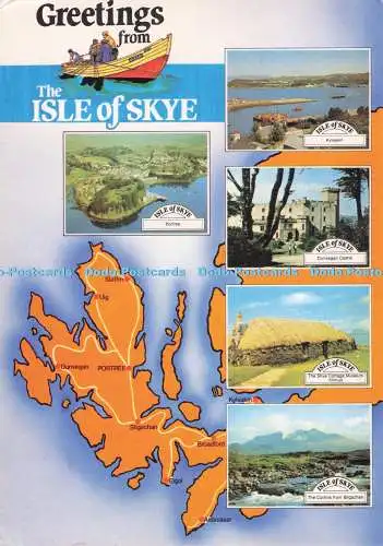 D285879 Grüße von der Isle of Skye J Arthur Dixon Ltd Multi View 1990