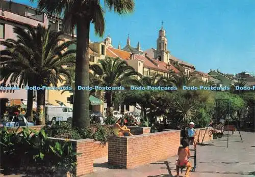 D283605 Pietra Ligure The Avenue of Palms Rainato Kodak Ektachrome