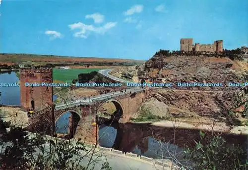 D283610 Toledo Alcantara Brücke und Schloss St. Ferdinand L Arribas