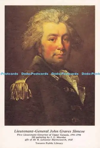 D281314 Generalleutnant John Graves Simcoe Toronto Public Library J L Mosnier