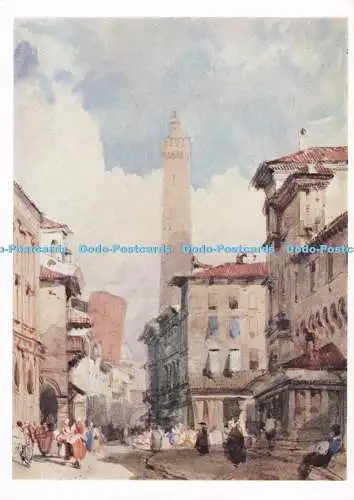 D281344 Bologna Die schiefen Türme Richard Parkes Bonington Crown Lund Humphries
