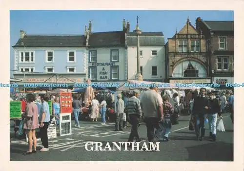 D288068 Grantham. Marktplatz. E. T. W. Dennis. Scarborough. David George