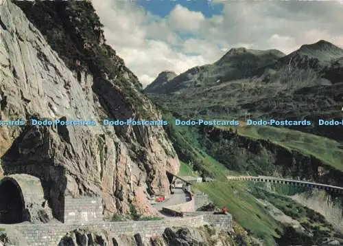 D288080 Flexenstraße. Arlberg. Branz. Tiroler Grafik