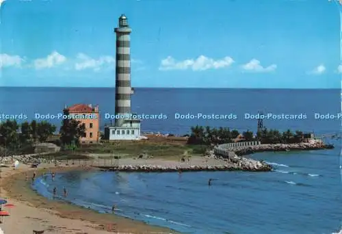 D288116 Lido di Jesolo. Das Lichthaus. Drei. S. Dona Di Piave