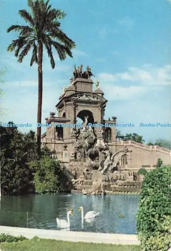 D288139 Barcelona. Citadel Park. Monumentaler Brunnen. F. R. Otto Reuss