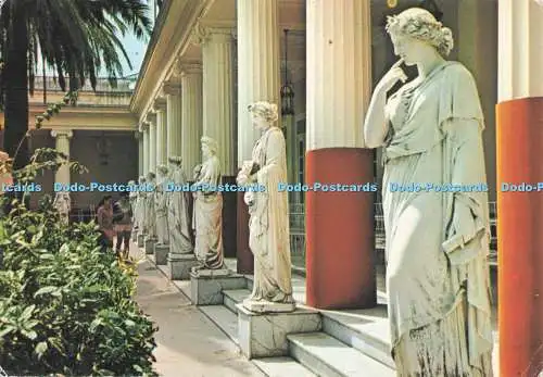 D288154 Korfu. Achilleion. Der Portikus der Musen