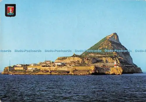 D288212 Algeciras. Cadiz. Leuchtturm in Punta Europa und Blick auf den Penon. A. S