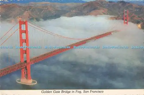 D288257 San Francisco. Golden Gate Bridge im Nebel. Smith Neuheit. Plastichrom. G